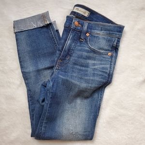 Madewell 9" high rise skinny jeans